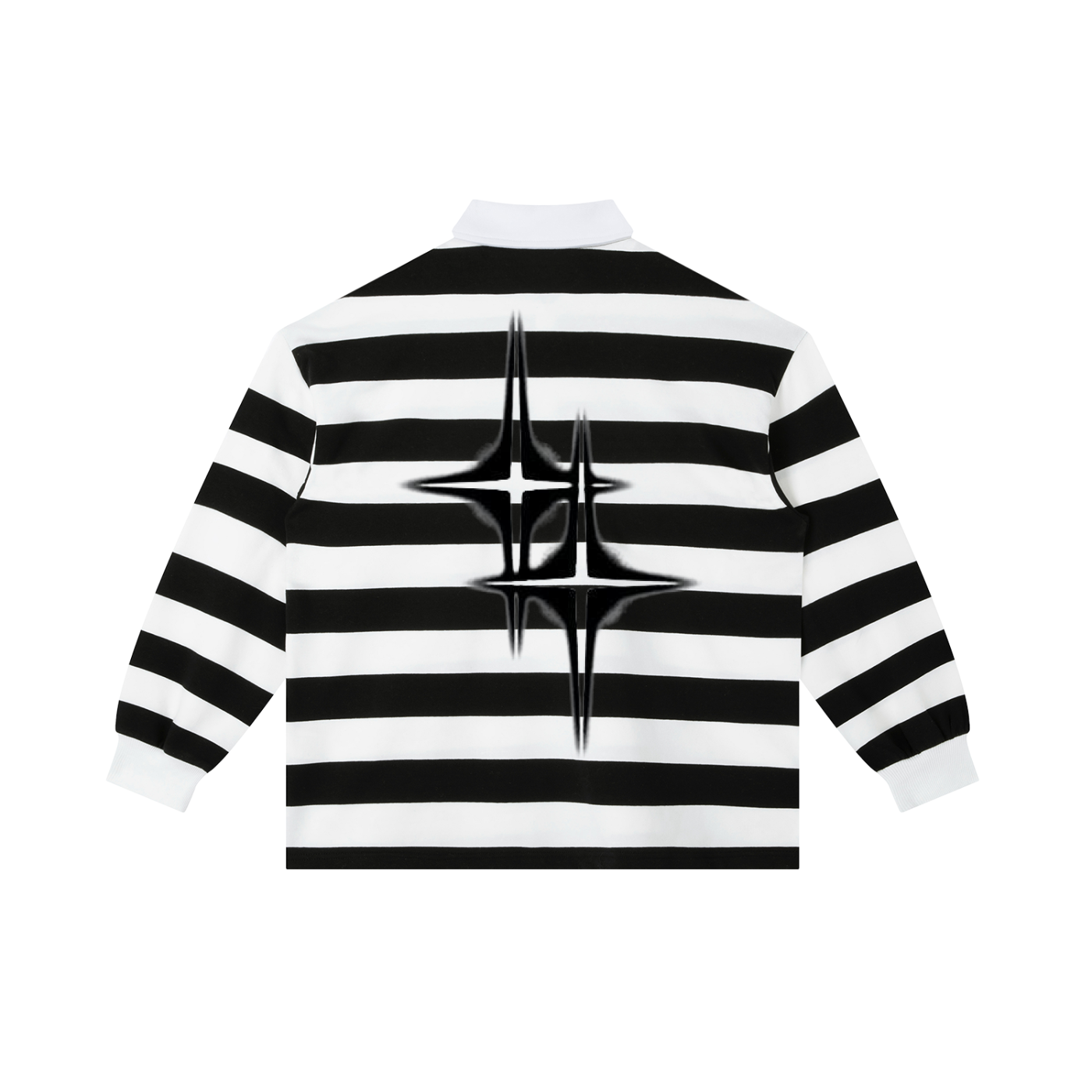 Color Block Stripe Polo Shirt