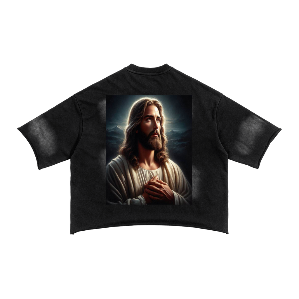 Sunfade French Terry Raw Edge T-Shirt