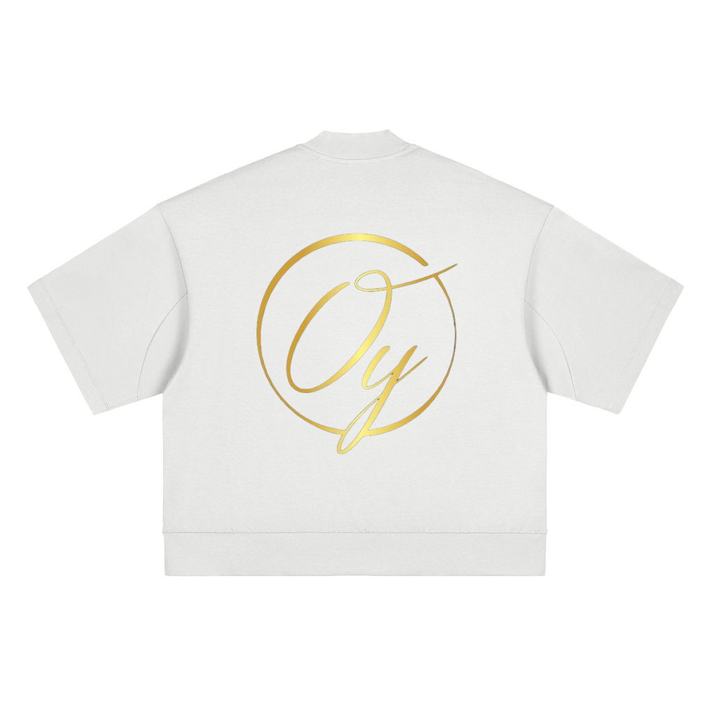 Heavyweight Oversized Mock Neck T-shirt